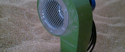 Beluchtingsspeer voor koeling van graan in silo of vlakopslag