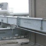 Kettingtransporteur van Jansen&Heuning voor het transporteren van bulkgoed en stortgoed in diverse installaties.