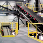 Bandtransporteur van Jansen&Heuning voor het verplaatsen van bulkgoed en stortgoed.