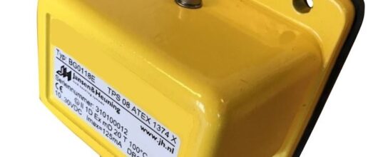 Scheefloopmelder voor elevatoren en bandtransporteurs, ATEX-gecertificeerd.