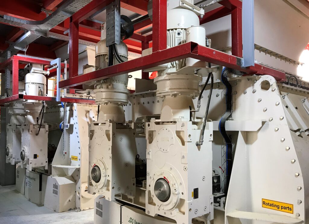 Paddle mixer met dubbele as voor 45 ton/uur – Jansen&Heuning