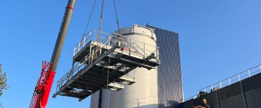 Uitvoering van project en hijsklus