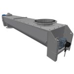 Schroeftransporteur van Jansen&Heuning voor het transporteren van bulkgoed en stortgoed.