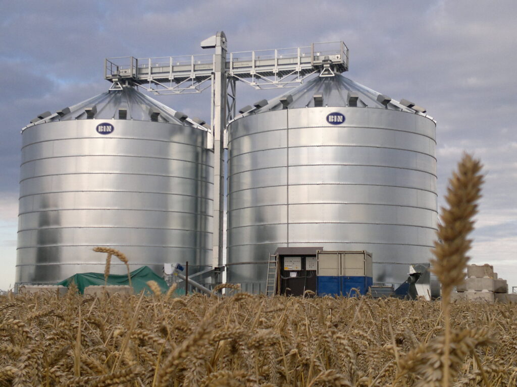 Graansilo 2 x 1000 ton